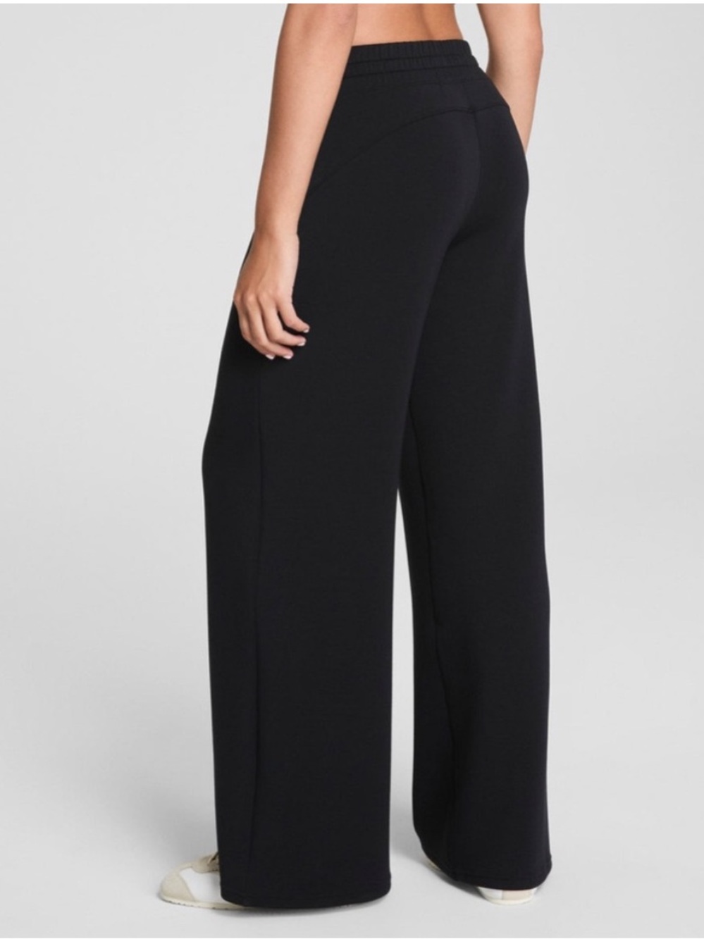 SPANX AirEssentials Wide Leg Pants Black Size 2X Petite - Picture 2 of 8